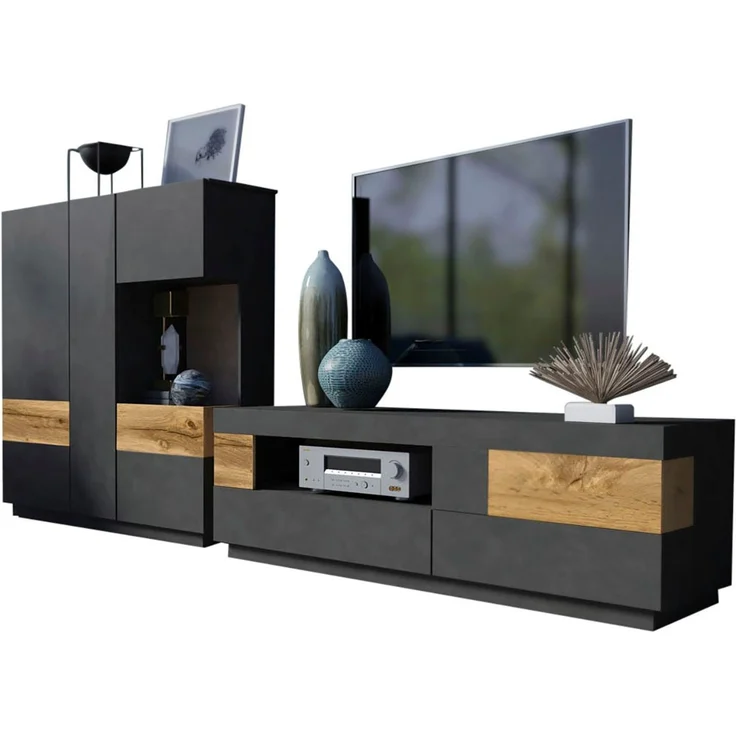 INOSIGN Wohnwand SILKE, (Set, 2-St)