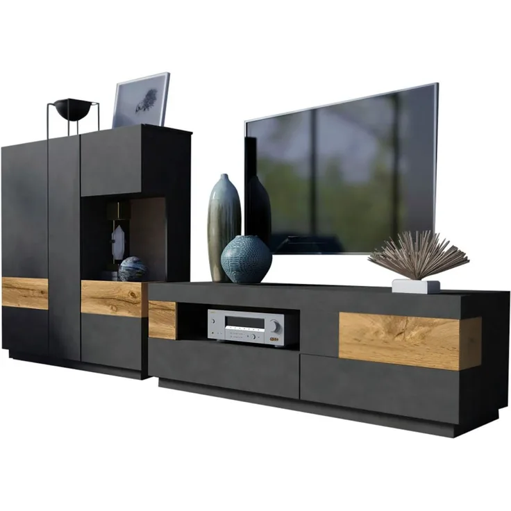 INOSIGN Wohnwand SILKE, (Set, 2-St)