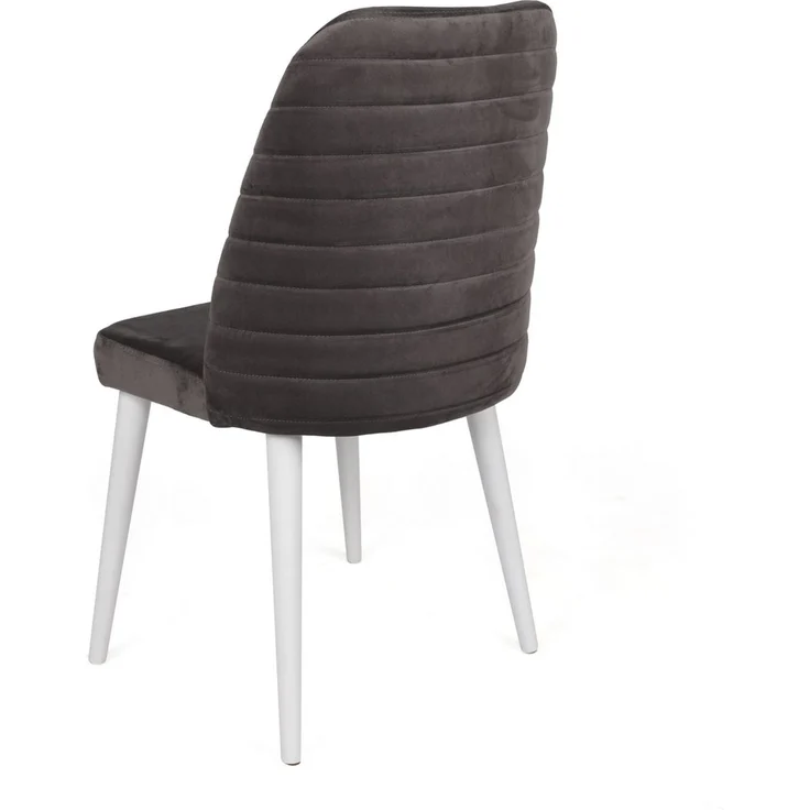 Skye Decor 'Tutku-321 V2' Stuhlset (2-teilig), Anthrazit / Weiß, 50 x 90 x 49 cm – Bild 3