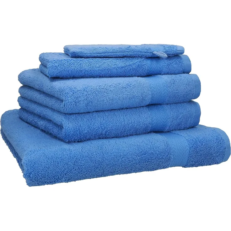Betz Handtuch Set 5-TLG. Premium 1 Duschtuch 2 Handtücher 1 Gästetuch 1 Waschhandschuh, 100% Baumwolle