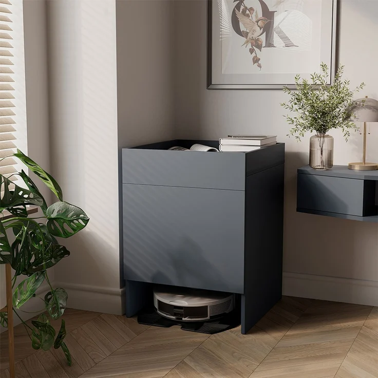 Saugroboterschrank Dustin Anthrazit 50 x 67.5 cm mit 1 Tür Vicco – Bild 3