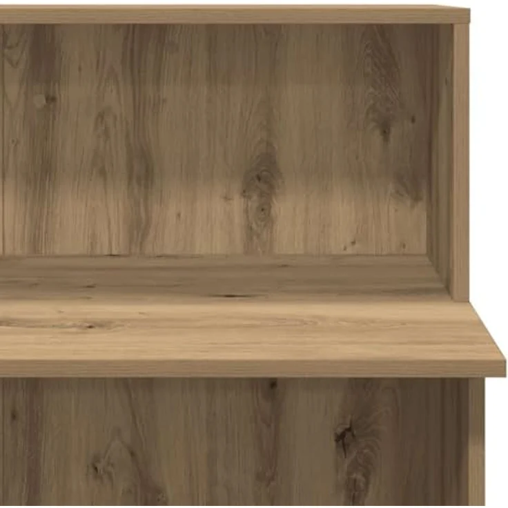 vidaXL Empfangstheke Artisan-Eiche 100x50x103,5 cm Holzwerkstoff 859032 – Bild 5