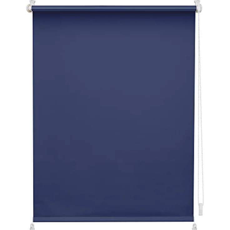 Lichtblick Verdunklungsrollo Barcelona 60x150 cm (BxL) Blau Verspannt; Klemm- und schraubbar; Thermofunktion – Bild 2