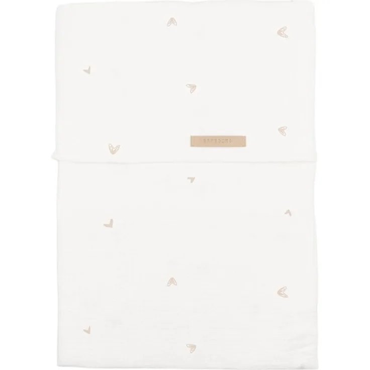 Bamboom Bettlaken – Mini Hearts – 110x140 cm + Kis