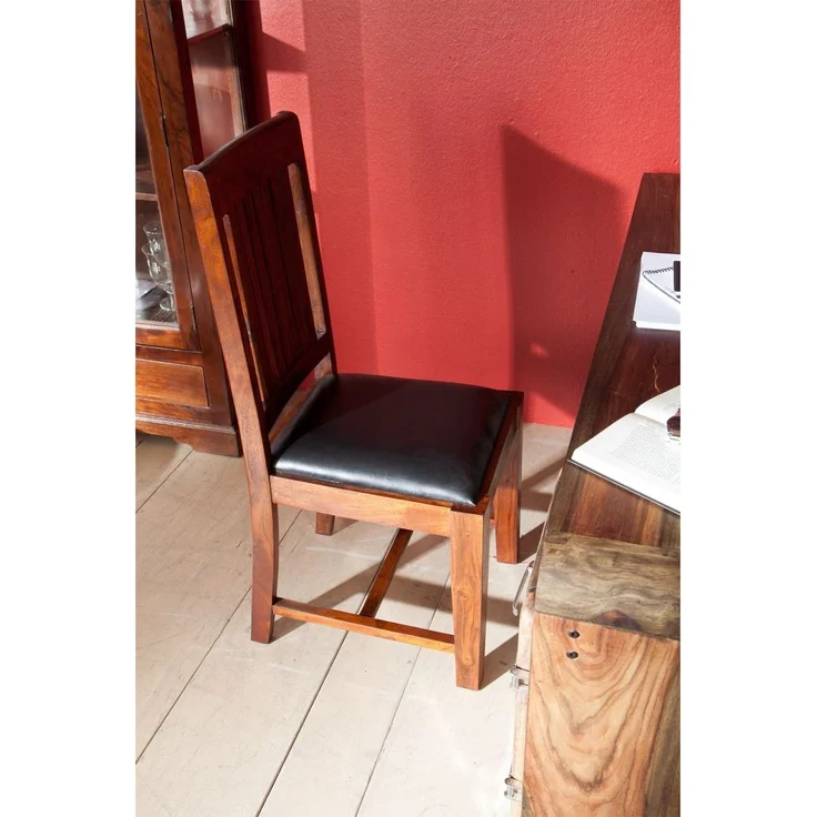 Stuhl Akazie 48x51x100 nougat lackiert OXFORD #15 – Bild 3