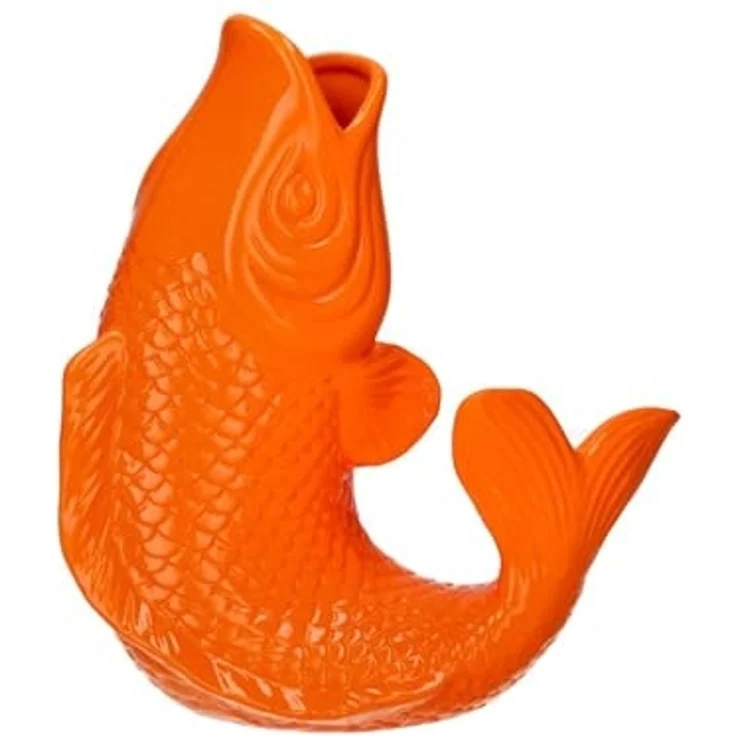 Gift Company Mamsell Koi Fisch Vase S neon orange – Bild 1
