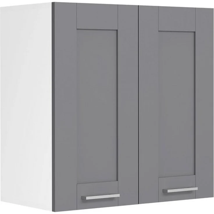 VCM Küchenmöbel Hängeschrank Colura 919368 Weiß / Anthrazit H. 60 x B. 60 x T. 31 cm – Bild 4