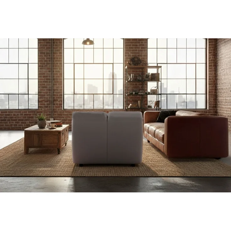 KAWOLA Sessel LAYLA Sitzelement Velvet taupe 74 x 99 x 92 cm – Bild 5
