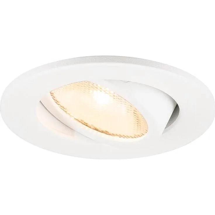 SLV NEW TRIA® 45, DL, rund, Deckeneinbauleuchte, 3000 K, 24°, weiß - Einbauleuchten