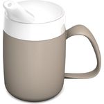 Ornamin Schnabelbecher ORNAMIN Becher mit Trink-Trick mit Schnabelaufsatz, Qualitätskunststoff, Trink-Trick I Trinkhilfe I bruchstabil I BPA-frei I Made in Germany