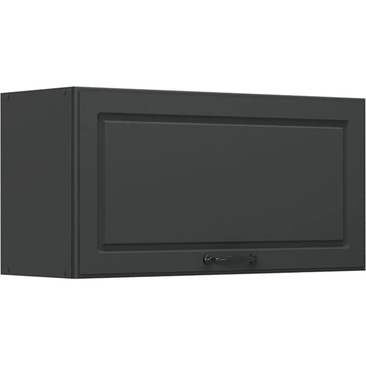 Hängeschrank R-Line Anthrazit Landhaus/Anthrazit 80 cm Flach Vicco – Bild 1