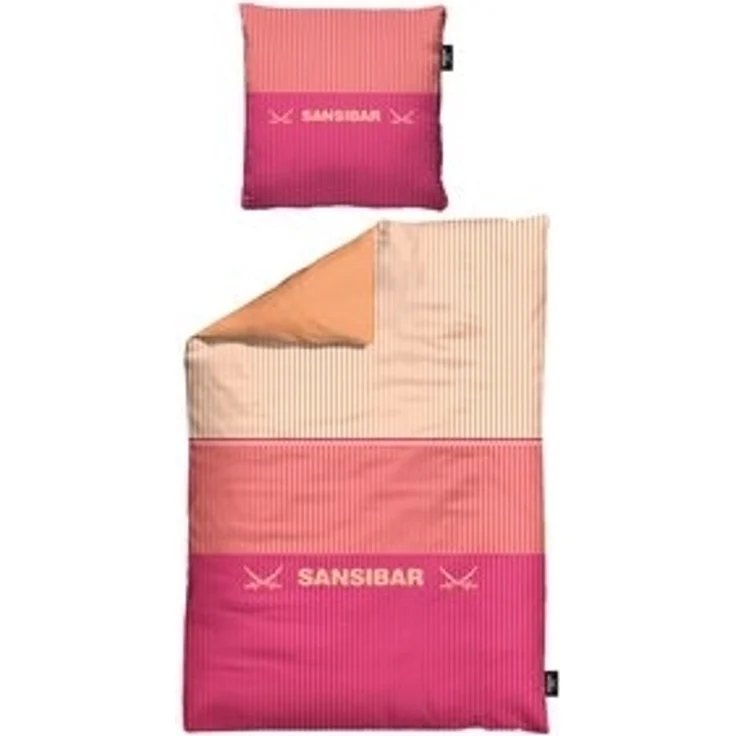 Sansibar Sylt Wendebettwäsche Sansibar Bettwäsche-Set Louis, Streifendesign, 100% Baumwolle, Baumwolle, Hautfreundlich, atmungsaktiv, angenehm weich – Bild 6