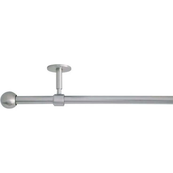 ondeco Gardinenstange Teleskopgarnitur Allrounder, Ø 19 mm, 1-läufig, ausziehbar, Bohren, verschraubt – Bild 4