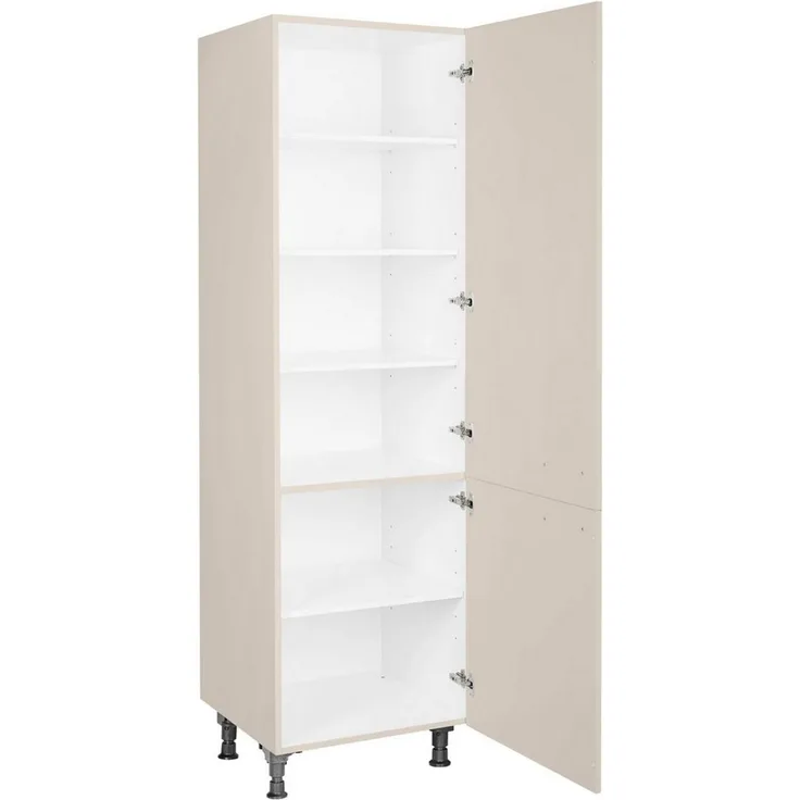 nobilia® Hochschrank "Laser", Ausrichtung wählbar, mit zwei Türen, vormontiert, Breite/Höhe: 60/216,6 cm