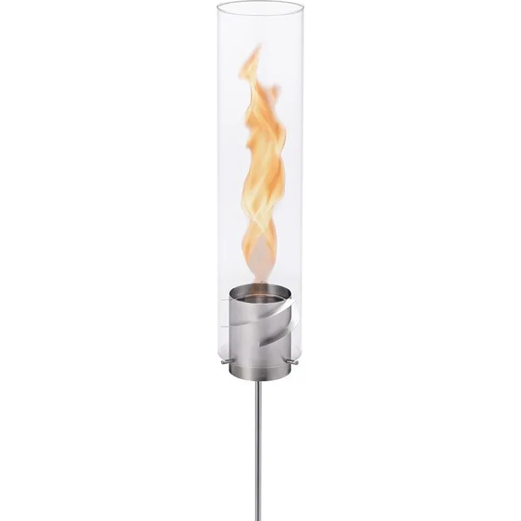 Höfats Windlicht Fackel Spin 120 silber
