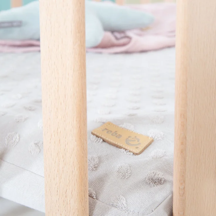 roba Laufgitter 6-eckig + Schutzeinlage 'Lil Planet' grau - Spielgitter hexagonal aus Bio-Buche - 3-fach höhenverstellbar - Massivholz – Bild 8