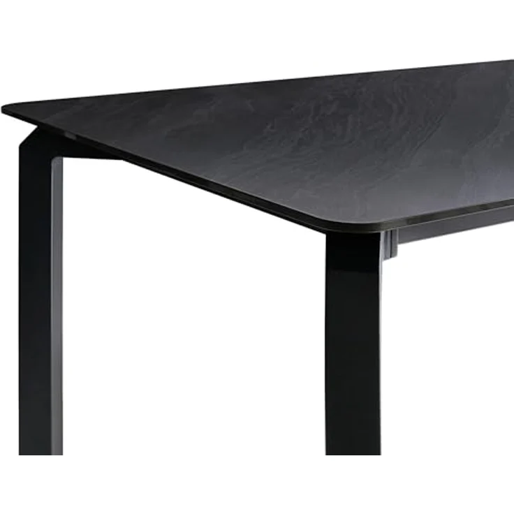 Gartentisch FELETTO 180 cm 90 cm Stein Schwarzer Marmor – Bild 5