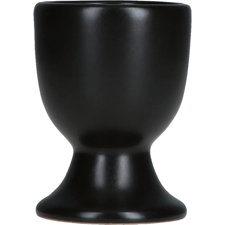 MamboCat Eierbecher 6x Panther Eierbecher schwarz Steingut für 6 Personen Frühstück – Bild 4