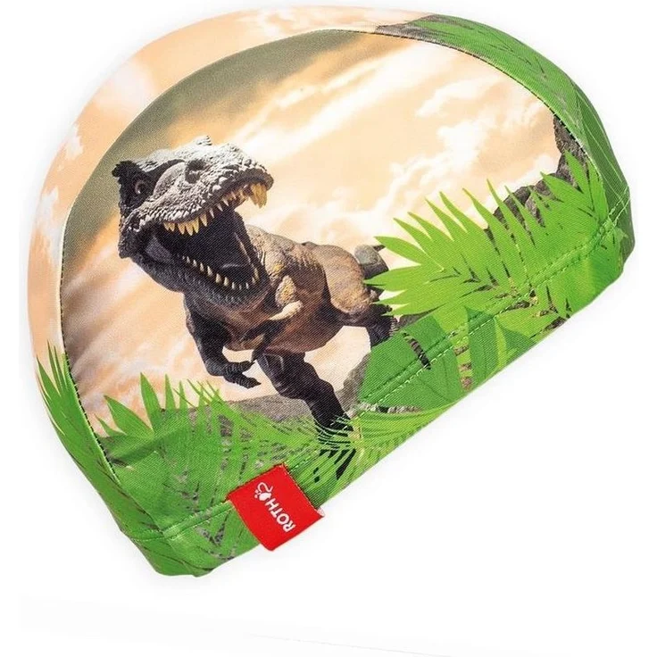 Roth Badekappe Tyrannosaurus, 21x19 cm, schnell trocknend, für Schwimmunterricht, Dinosaurier – Bild 5