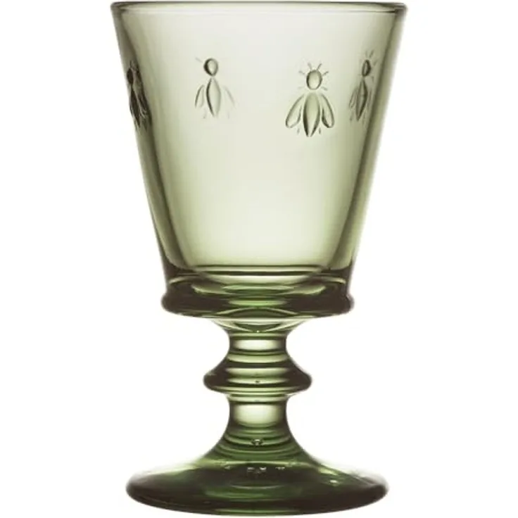 La Rochère Biene Abeille Weinglas 240 ml 6er Set - Olivengrün
