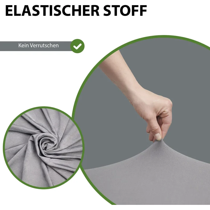 5x Stehtischhusse für Partytisch Ø 60-80cm anthrazit Bistrotisch Stehtischhusse Decke – Bild 4