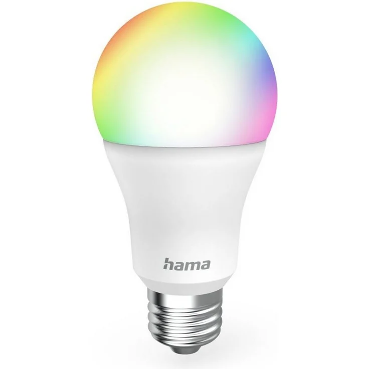 Hama Smarte WLAN-LED-Lampe, E27, Matter, 9W, RGBW, für Sprach-/App-Steuerung, Weiß – Bild 5