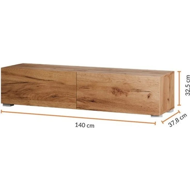 Planetmöbel Garderoben-Set Garderobenschrank Flur 140 cm, verschiedene Farben, (Garderobenschrank, Wandgarderobe hängend oder stehend), in verschiedenen Farben – Bild 4