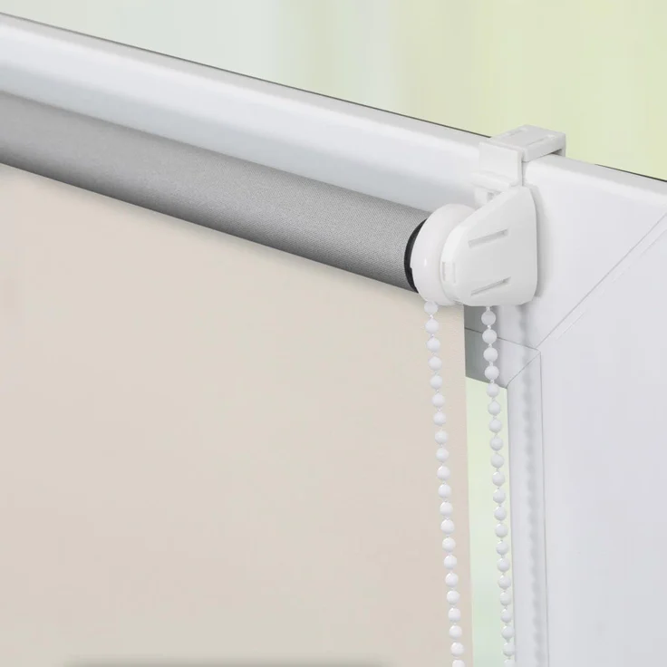 Lichtblick Sonnenschutzsysteme GmbH Thermo-Rollo Vancouver 80 cm x 220 cm (BxL) Creme Verdunkelnd & Thermofunktion; Klemm- und schraubbar; Energiesparend – Bild 5