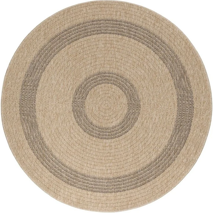 Ayyildiz Teppiche Outdoorteppich COMILLA 0886, rund, Höhe: 8 mm, Pflegeleicht / Strapazierfähig / In- und Outdoor geeignet – Bild 2
