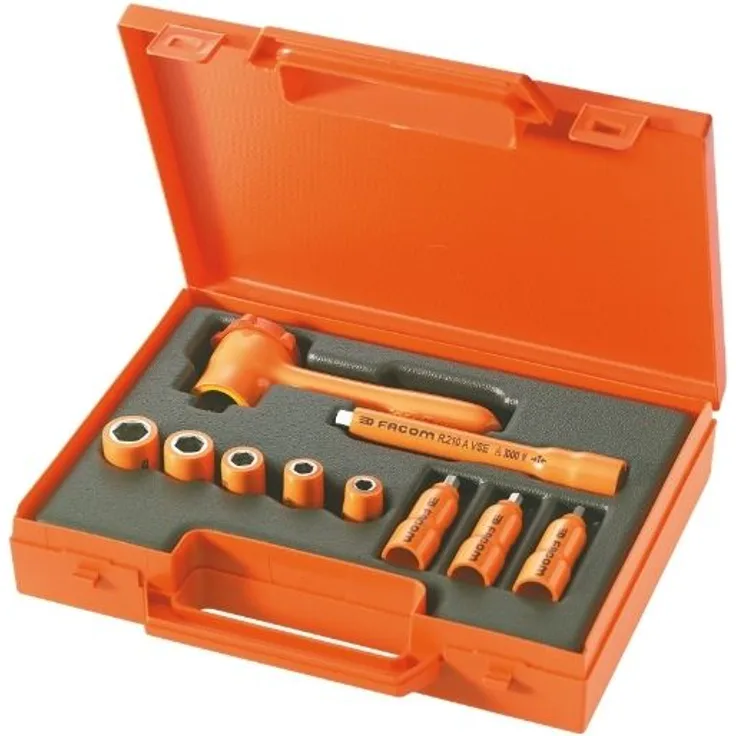 Facom Steckschluessel-Set 1/4" 1000V isoliert