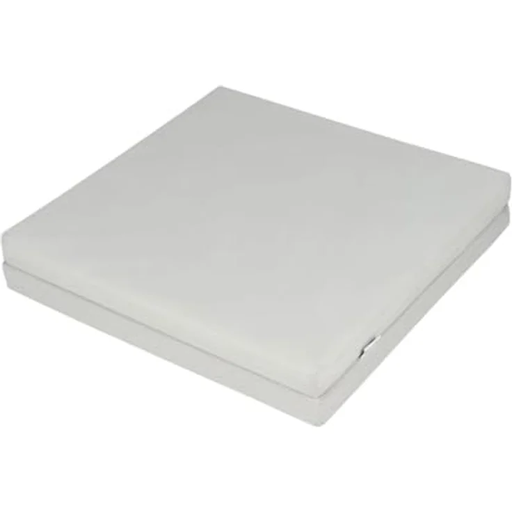 TINÉO – Klappmatratze 2 Teile für Regenschirmbett – Faltbare Matratze für unterwegs – 60 x 120 x 4 cm Grau – Bild 5