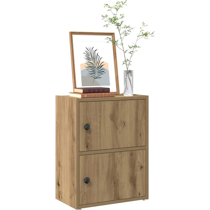 vidaXL Bücherregal Artisan-Eiche 40x24x52 cm Holzwerkstoff 860363 – Bild 1