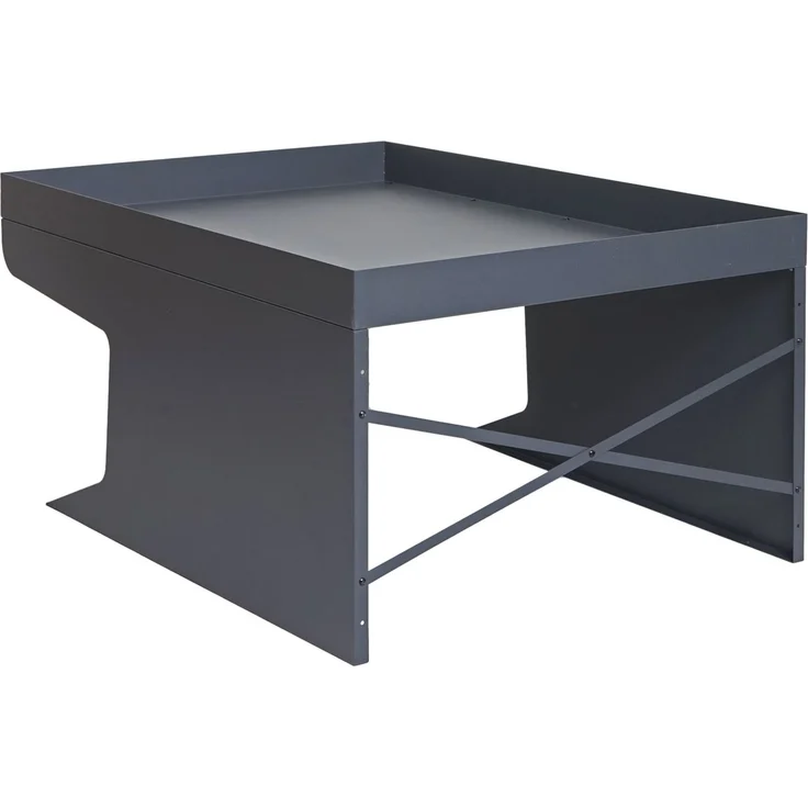 Mendler 'HWC-G60 XL' Mähroboter-Garage mit Pflanzkasten, Metall, 47 x 70 x 100 cm, Anthrazit – Bild 7