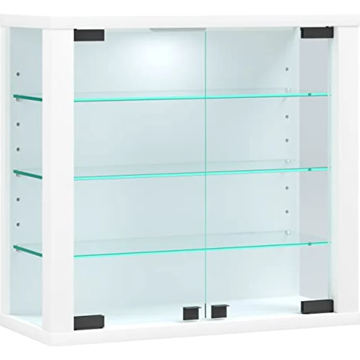 VCM Wandvitrine Vitrosa 919072 Weiß H. 40 x B. 43 x T. 18 cm – Bild 5