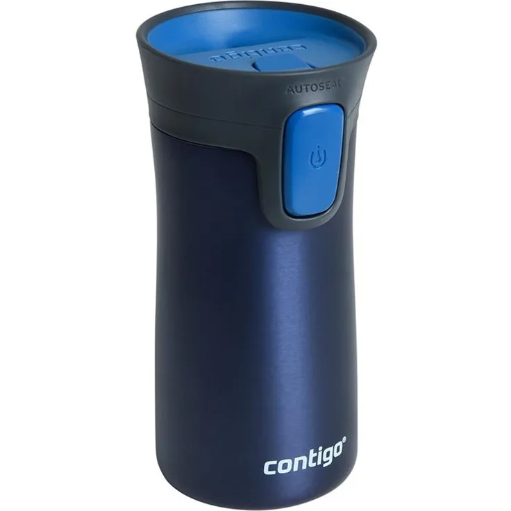 Contigo Pinnacle Thermobecher Kaffeebecher 300 ml Isolierbecher ToGo Becher Blau