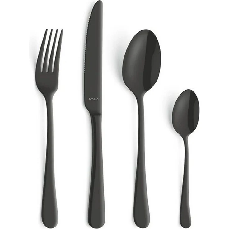 Amefa AUSTIN Besteckset 16-teilig PVD schwarz mattiert – Bild 4