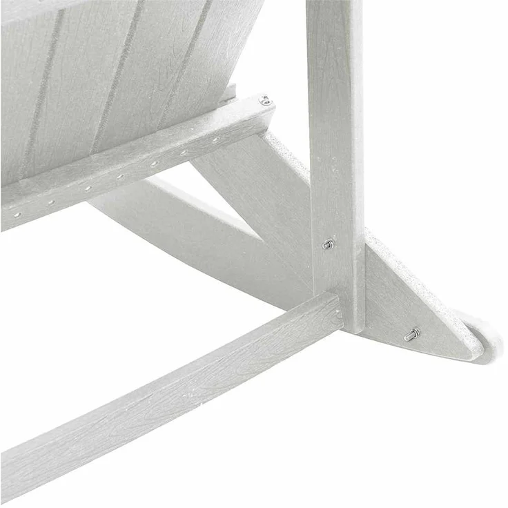 vidaXL Adirondack Schaukelstühle 2 pcs Weiß HDPE 3335834 – Bild 8