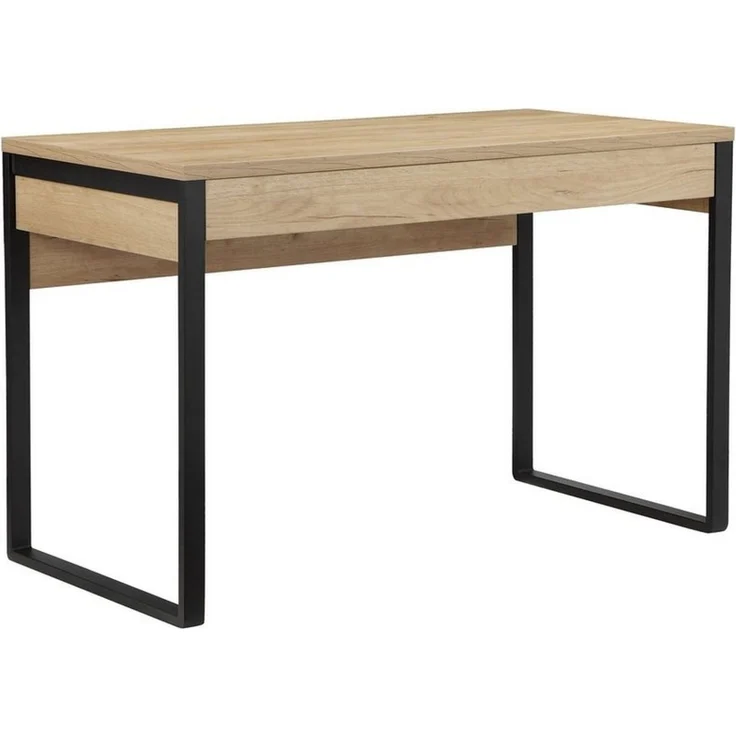 Places of Style Schreibtisch Moid, Computertisch im modernen Design, Breite 120/140/160 cm, mit Metallbeinen & Schublade – Bild 4