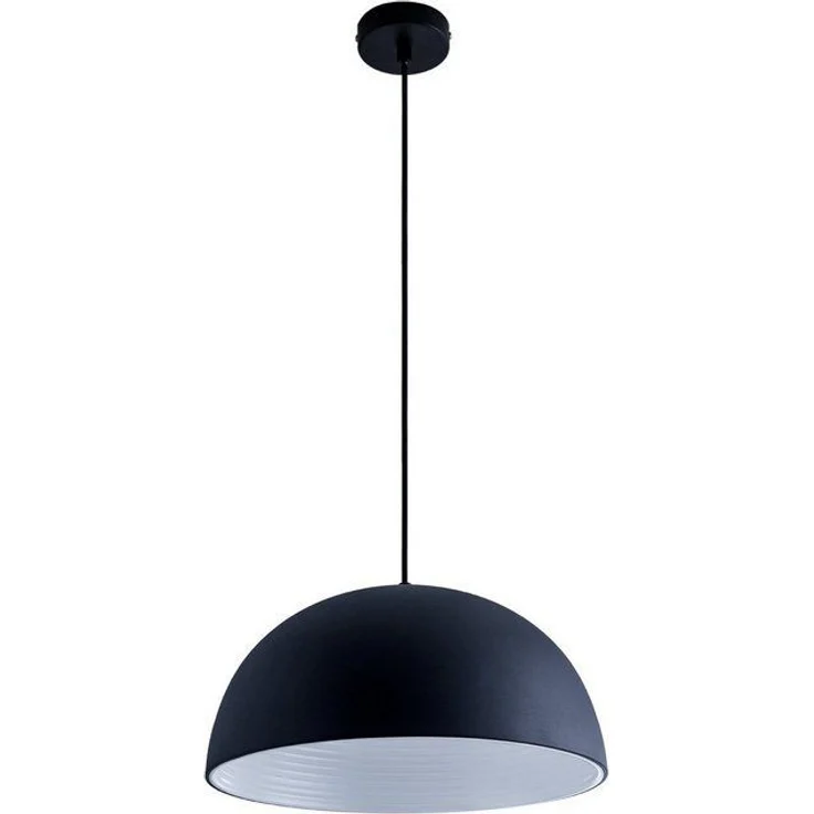 Paco Home Pendelleuchte SAWYER, ohne Leuchtmittel, Hängelampe Esszimmer Küchenlampe Hängend 1,5m Textilkabel Ã˜40,5cm – Bild 4