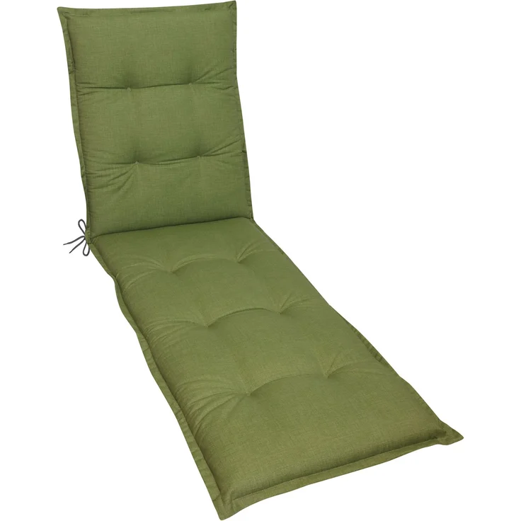 Gardissimo PREMIUM Rollliegenauflage Gartenliege Auflage Kissen grün – Bild 1