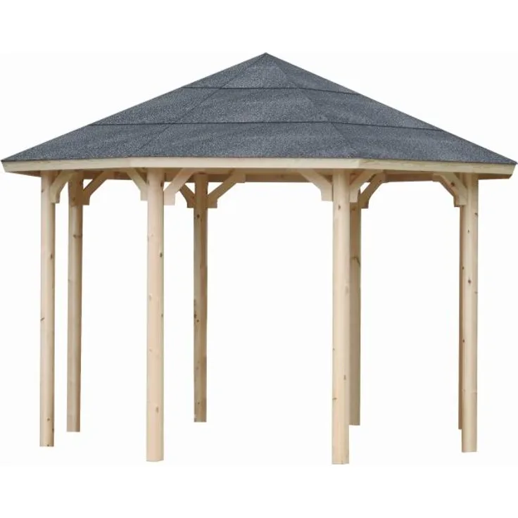 Wolff Finnhaus Pavillons Kreta 8: Grundbauset 327x327 cm