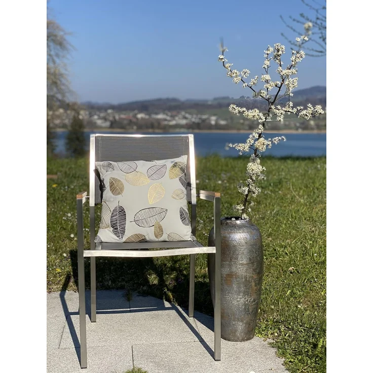 Dekovase LORCA Keramik 48 cm Dunkelgrau – Bild 8