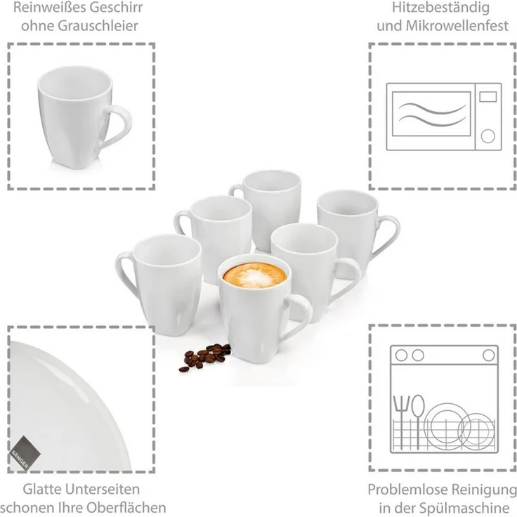 SÄNGER Kaffeebecher Set Avalon 6 teilig – Bild 3