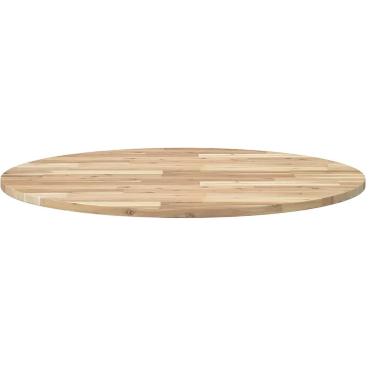 vidaXL Tischplatte Rund Ø90x2 cm Massivholz Akazie 4008687 – Bild 4