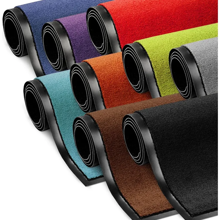 etm Schmutzfangmatte ColorLine | Türmatte in vielen Größen | Fußmatte für Innenbereich | Rutschfester Teppich für Flur, Haustür, Eingang, Eingangsbereich, Vorzimmer - Braun 60x90 cm