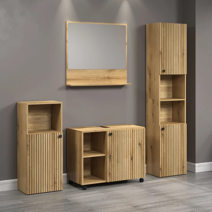 Badmöbel Set Bliss in Evoke Eiche 180 cm – Bild 7