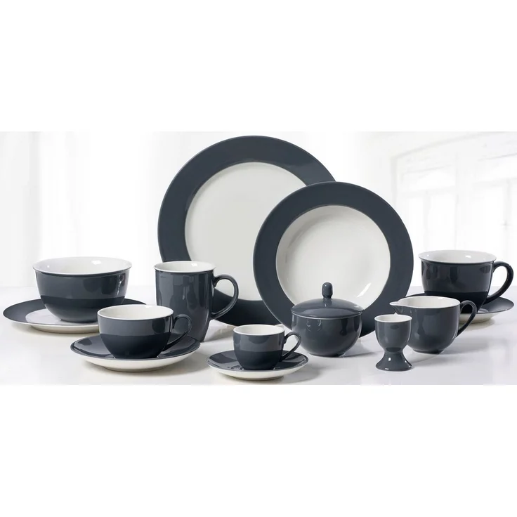 Ritzenhoff & Breker DOPPIO Kaffeeservice 12-teilig Anthrazit – Bild 3