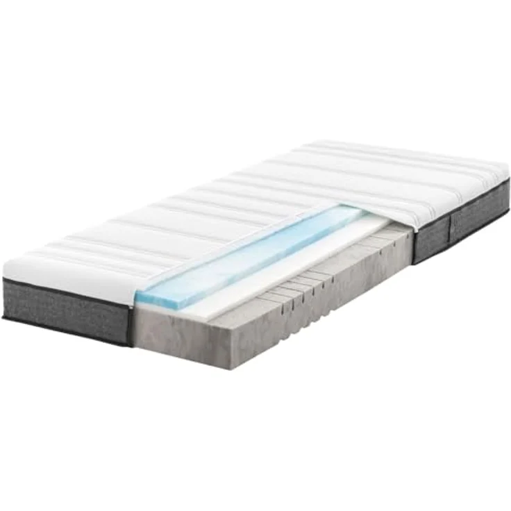 Gelschaummatratze Gelmatratze Thermo-DUO® mit RAVOTEX Funktions.., RAVENSBERGER Matratzen, 18 cm hoch, Ergonomisch, drei Schichten, 7 Zonen, Made in Germany – Bild 2