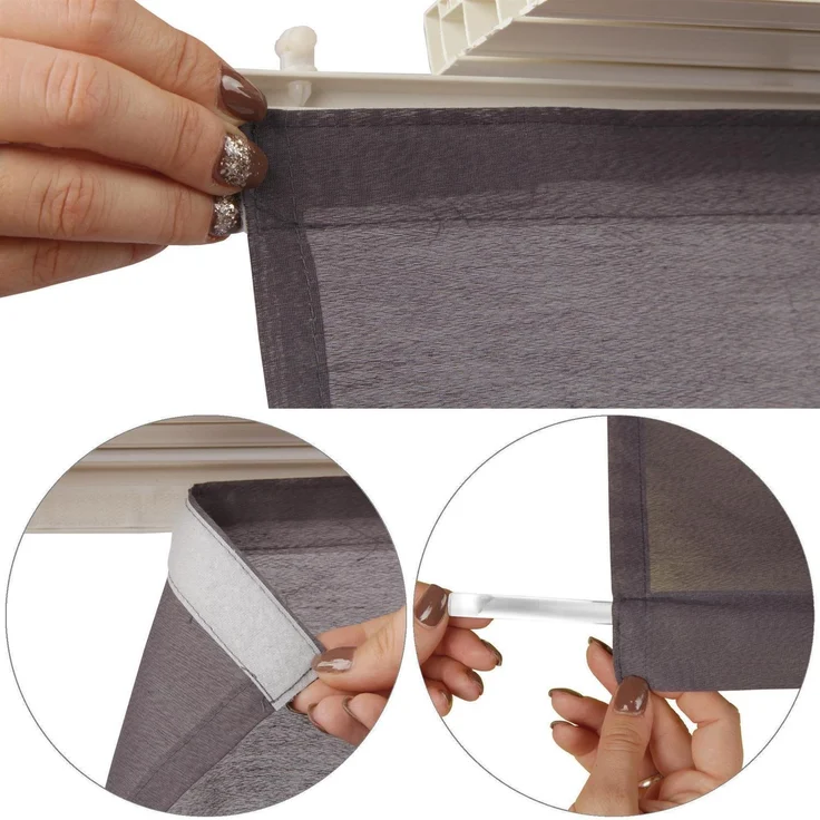 Bestlivings Flächenvorhang Elena 3er Pack "gestreift" 60 x 260 cm (B x H) in Petrol Grün inkl. Zubehör, Schiebevorhang mit Streifen – Bild 2
