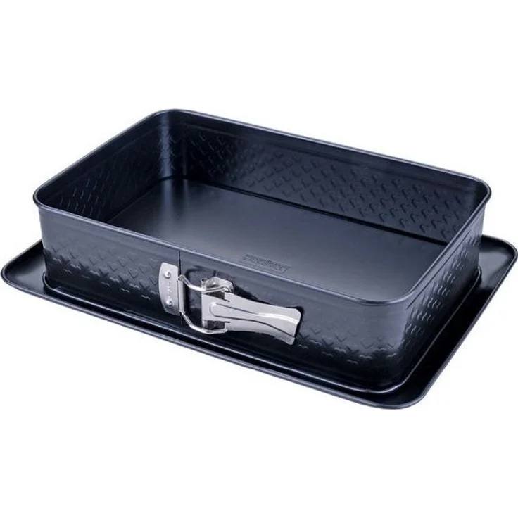 Zenker Rechteck-Springform 28x18 cm – Ideal für Valentins- & Muttertag, mit einzigartiger Herz-Prägung, PFAS-frei, Made in Germany – Bild 4